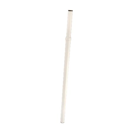 Lido 120 in. L X 1-3-8 in. D Adjustable Powder Coated Steel Closet Rod