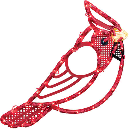 IG Design Red Cardinal Indoor Christmas Decor 15 in.