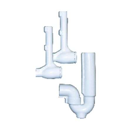 Keeney Satin White Safety Guard Kit Polyurethane 6in. H x 7in. L