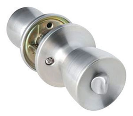 Home Plus Satin Chrome Privacy Lockset 1-3/4in.