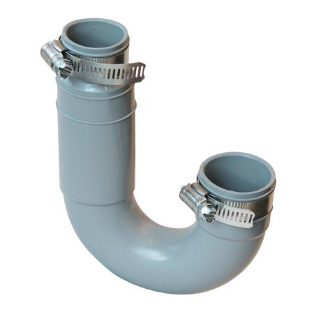Fernco Schedule 40 1-1/2 in. Hub each X 1-1/4 in. D Hub PVC Drain Trap 1 pk