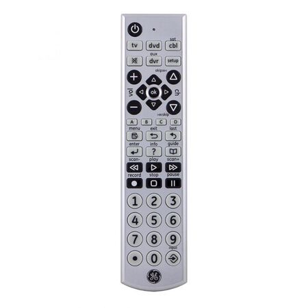 Ge Programmable Universal Big Button Remote Control