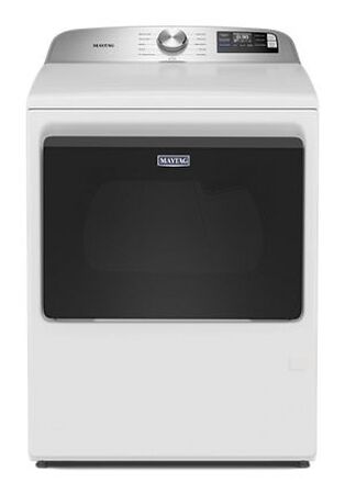 Maytag - 7.4 Cu. Ft. Smart Electric Dryer with Extra Power and Advanced Moisture Sensing - White
