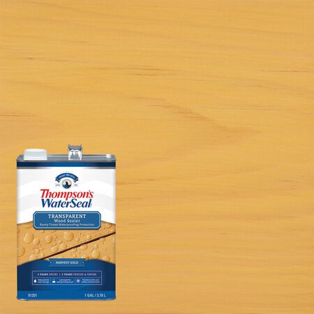 Thompson's WaterSeal Transparent Harvest Gold Water-Based Acrylic/Alkyd/Urethane Waterproofing Wood