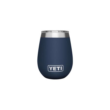 YETI Rambler 10 oz Navy BPA Free Wine Tumbler with MagSlider Lid
