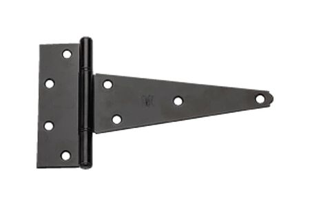 National Hardware 8in. L Black Extra Heavy Duty T-Hinge 2 Pack