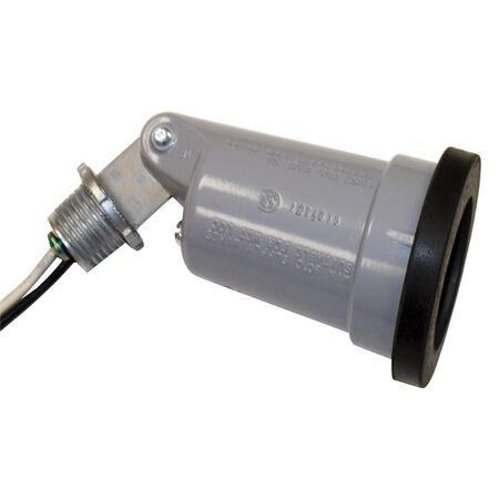 Sigma Engineered Solutions Switch Controlled Gray Lamp Holder Hardwired