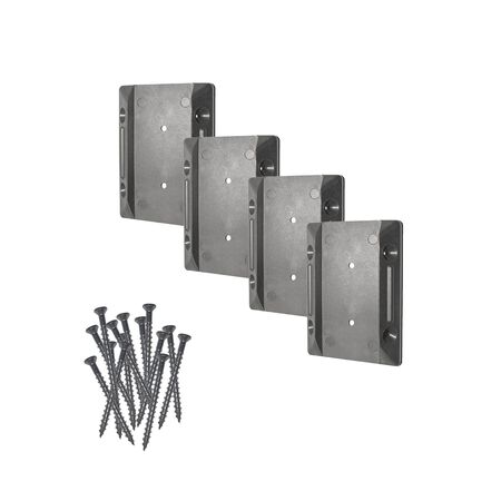 Stair Rail Connectors for Post Connection (4 pcs)