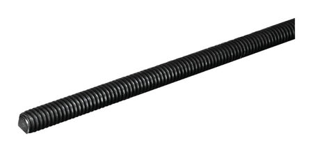 Boltmaster 3/8-16 in. Dia. x 3 ft. L Heat-Treated Steel Threaded Rod