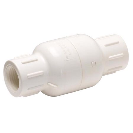 Homewerks 1-1/4 in. D X 1-1/4 in. D FIP PVC Spring Loaded Check Valve