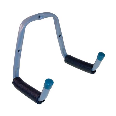 Crawford Lehigh Powder Coated Gray Steel Double Arm Ladder Hook 75 lb. cap. 1 pk