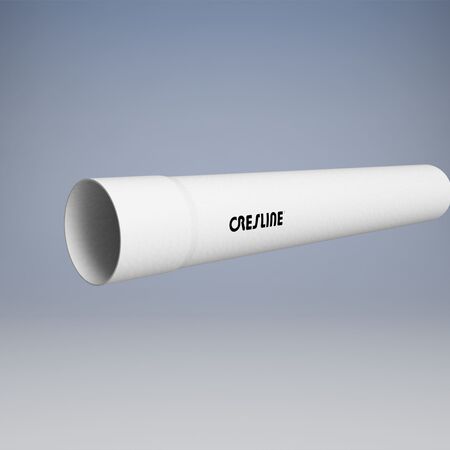 Charlotte Pipe 6 in. D X 10 ft. L PVC Sewer and Drain Pipe