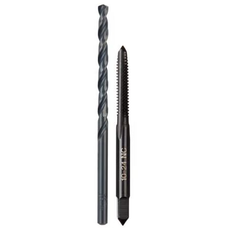 Milwaukee SAE 10-24 NC Straight Flute Plug Tap & #25 Drill Bit