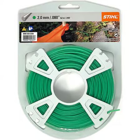 NYLON LINE .080" 1/2 LB GREEN