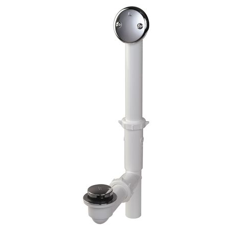 Keeney 1-1/2 in. D Chrome Plastic Bath Drain