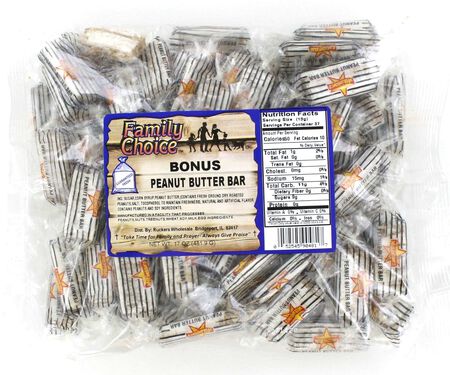 Candy Ruckers Peanut Butter Bars