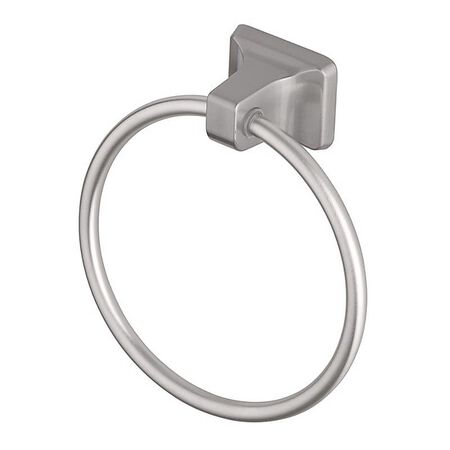 Oakbrook Brushed Nickel Die‑cast Zinc Towel Ring