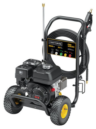 Craftsman Pro Series Gasoline Honda Pressure Washer 3600 psi 2.5 gpm
