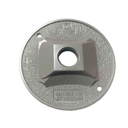 Sigma Engineered Solutions Round Die-Cast Metal 4.13 in. H X 4.13 in. W Lampholder Cover