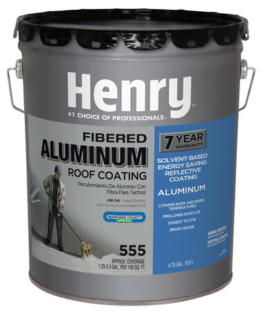 Henry Asphalt Aluminum Roof Coating 4.75 gal. Aluminum
