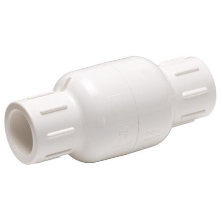 Homewerks 3/4 in. D X 3/4 in. D Solvent PVC Spring Loaded Check Valve