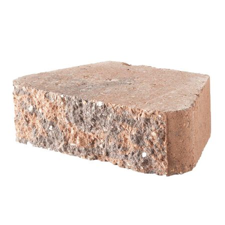 Antique Terra Cotta Concrete Retaining Wall Block