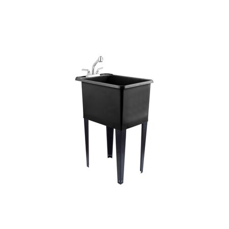 Tehila 17.5in. W x 23.25in. D Freestanding Plastic Laundry Tub
