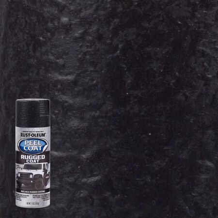 Rust-Oleum Peel Coat Black Rubber Coating 11 oz
