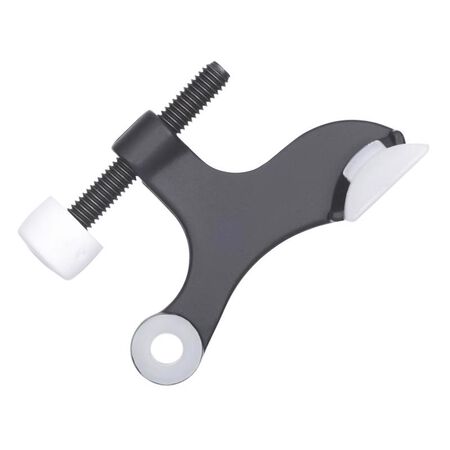 Ace Metal Oil Rubbed Bronze Bronze Hinge Pin Door Stop Mounts to door and wall 0 in.