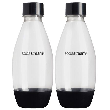 SodaStream Black 0.5 L Carbonator Bottle 2 pk
