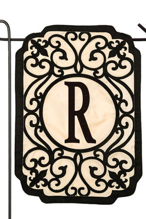 Monogram Garden Filigree Flag