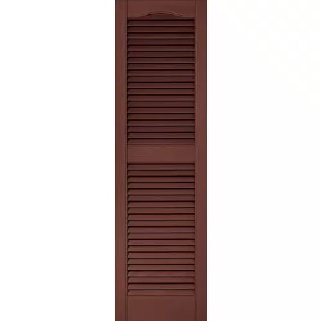 Shutter 15"x52" Louv Bordeaux