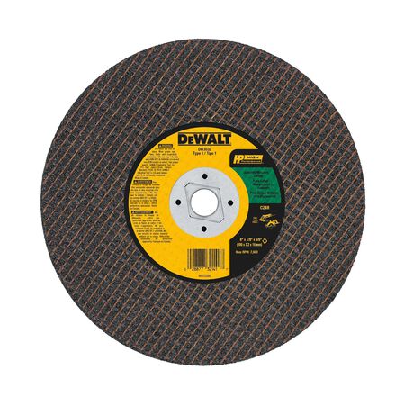 DeWalt High Performance 8 in. D X 5/8 in. X 1/8 in. thick Silicon Carbide Masonry Cutting Saw Blade