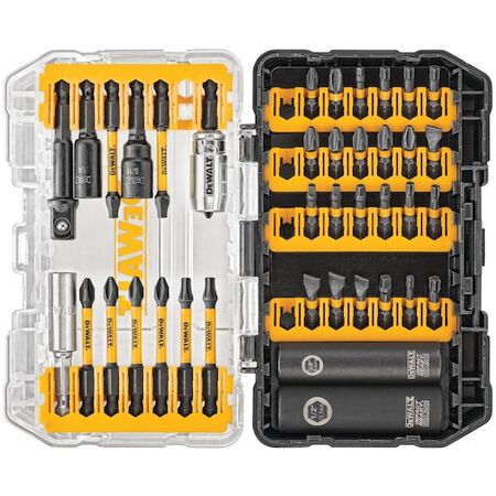 Dewalt FlexTorq&reg; IMPACT READY&reg; Screwdriving Bit Sets with ToughCase&reg;+ System