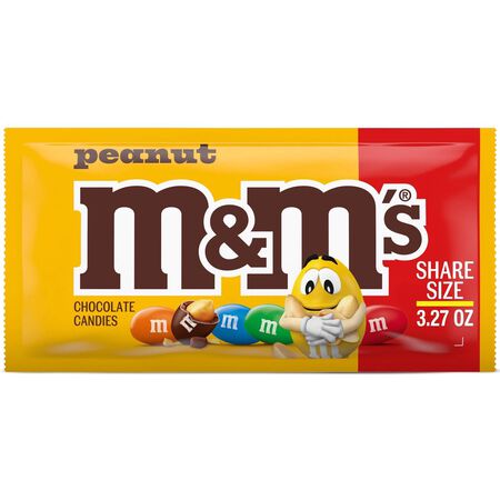 M&M's Peanut Chocolate Candies 3.27 oz