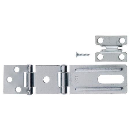 Ace Zinc 3-1/4 in. L Double Hinge Safety Hasp 1 pk