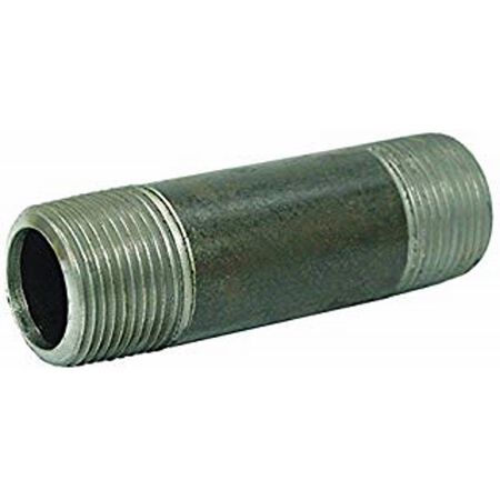 STZ Industries 1/2 in. MIP each X 1/2 in. D MIP Galvanized Steel 2 in. L Nipple