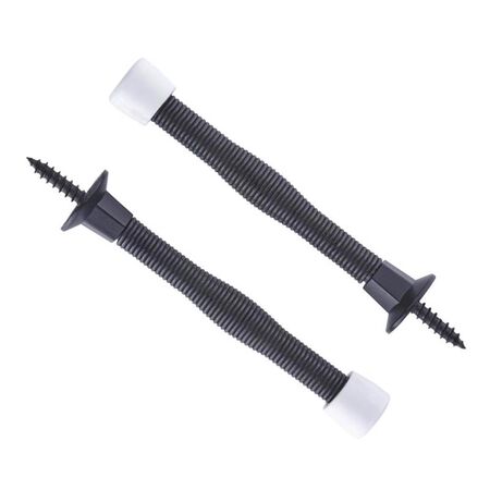 Ace 3 in. W Metal Oil Rubbed Bronze Spring Door Stop Mounts to door and wall 0 in.