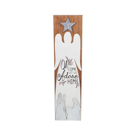 Evergreen 18.7-in Angel Sign