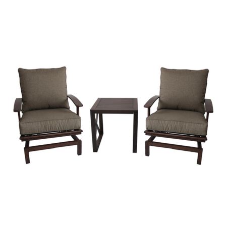Living Accents Pineridge 3 pc Brown Rocking Chat Set Brown