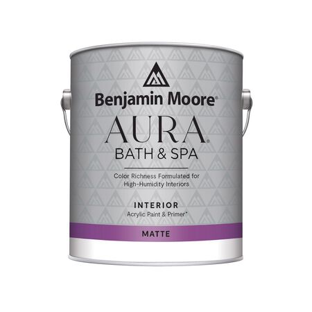 Benjamin Moore Aura Bath & Spa Matte Base 1 Paint Interior 1