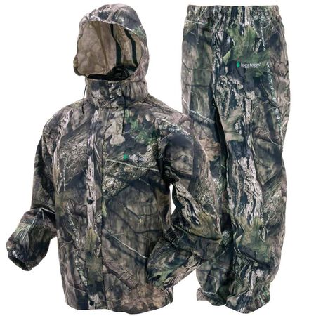 Frogg Toggs Rain Suit Mossy Oak Country Camo Size Small