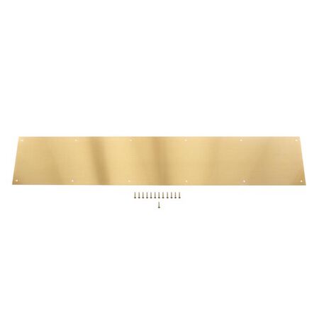 Ace 6 in. H X 34 in. L Brass Brass Kickplate