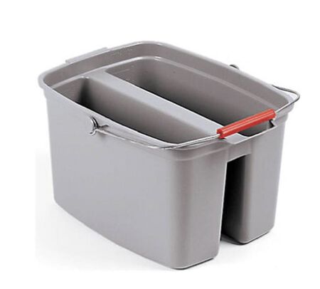 Rubbermaid 19 Qt Double Bucket, Gray