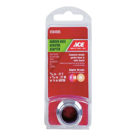Ace Brass Female/Male Garden Hose Aerator Adapter