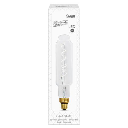 Feit Bottle E26 (Medium) Filament LED Bulb Soft White 60 Watt Equivalence 1 pk