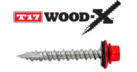 Lakeside Wood-X Roofing Screw Galvanized #10 x 2" 250ct