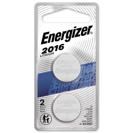 Energizer Lithium 3-Volt 3 V Electronic/Watch Battery 2016BP-2N 2 pk