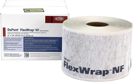 DuPont FlexWrap NF 6" x 75' - Self Adhered Butyl Flashing Tape - 1 Roll