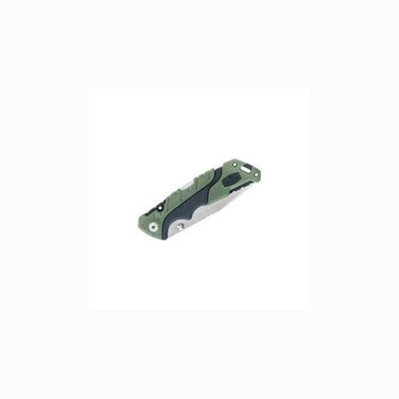 Buck Knives Folding Knife Folding Pursuit Black/Green 420 HC Steel 7.38 in.